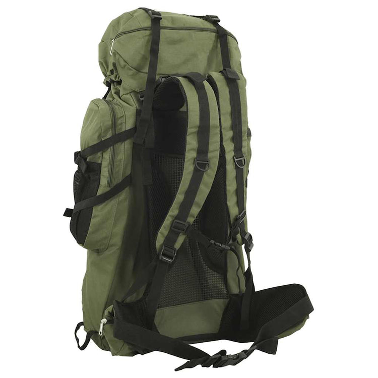 Vidaxl Walking Rucksack 80 l Oxford Fabric Army Green