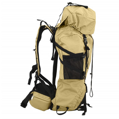 Vidaxl Walking Rucksack 80 l Oxford Stoff Kakikentig