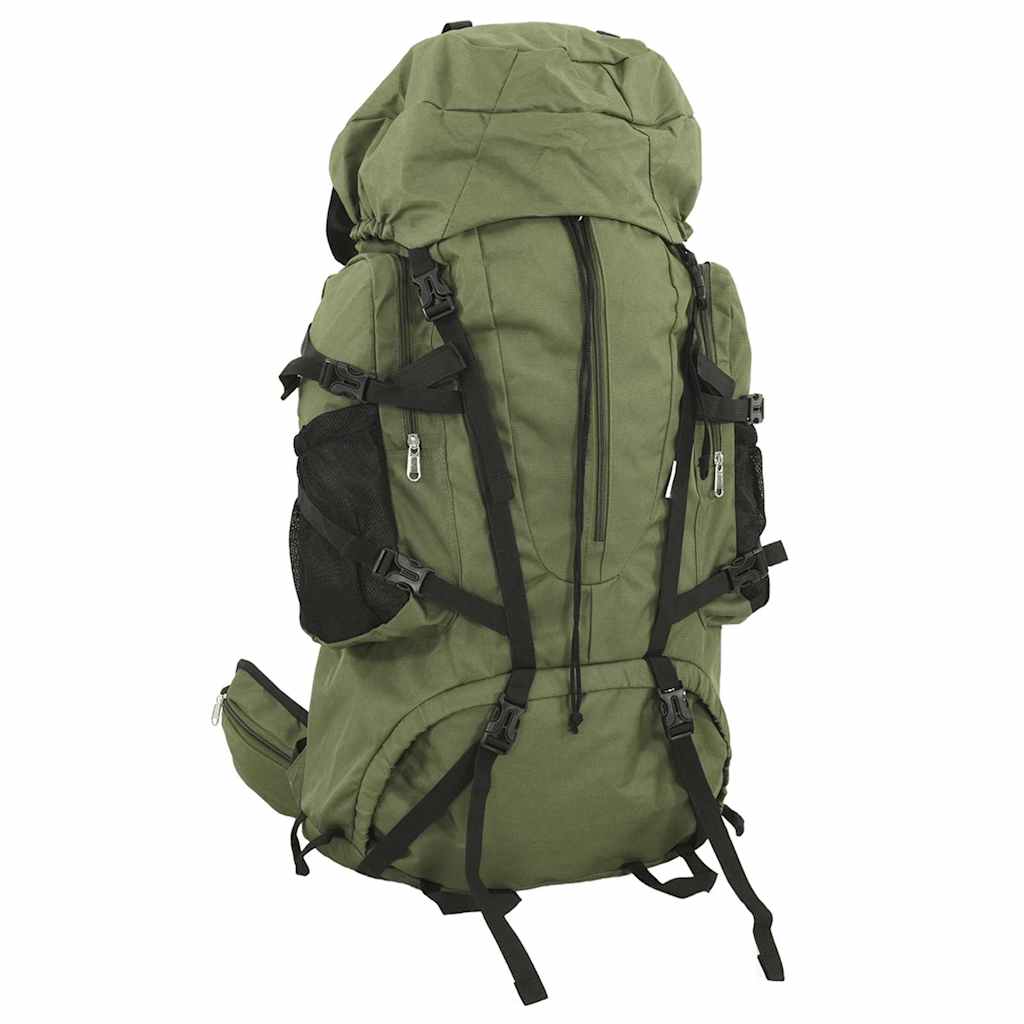 Vidaxl Walking Rucksack 100 l Oxford Fabric Army Green