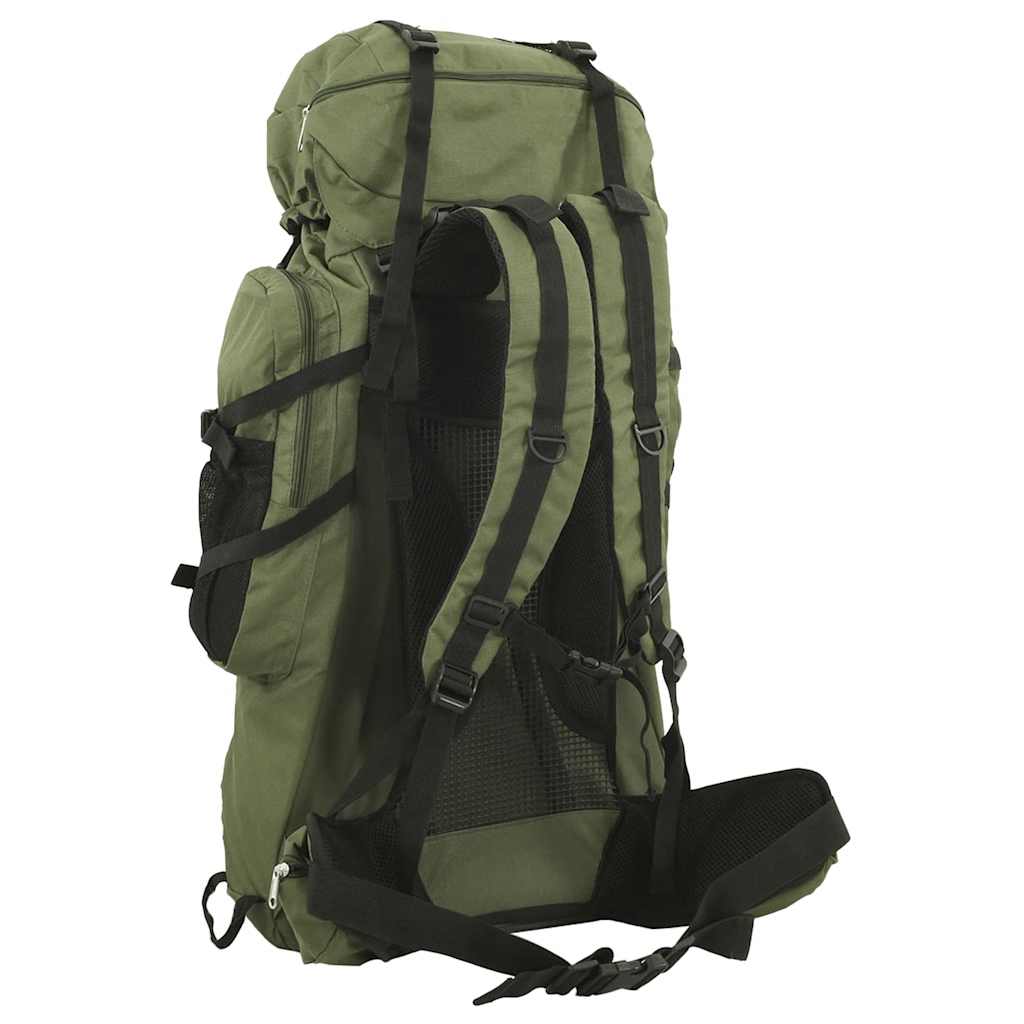 Vidaxl Walking Rucksack 100 l Oxford Fabric Army Green