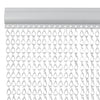 VIDAXL -Fliegenvorhangketten 56x202 cm Aluminium