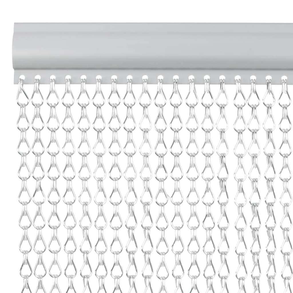VIDAXL -Fliegenvorhangketten 56x202 cm Aluminium