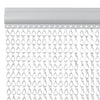 Vidaxl -Fliegenvorhangketten 90x200 cm Aluminium