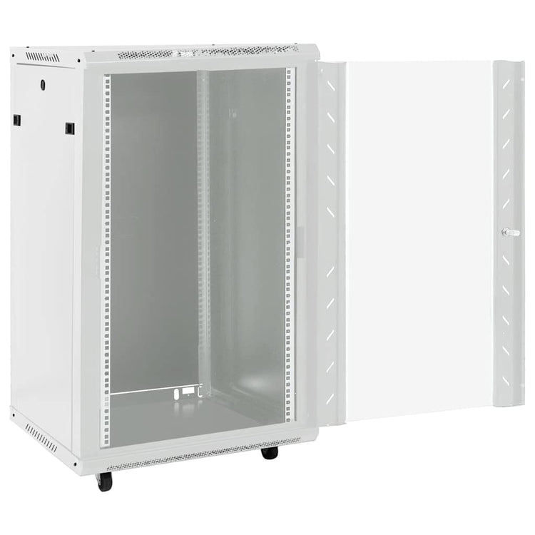 Vidaxxl Netzwerkschrank mit Drehrädern 18h 19 ip20 60x60x100 cm