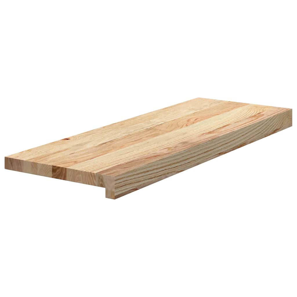 Vidaxx Treppenstufen 4 Stück 70x25x2 cm unbehandelte massive Eiche