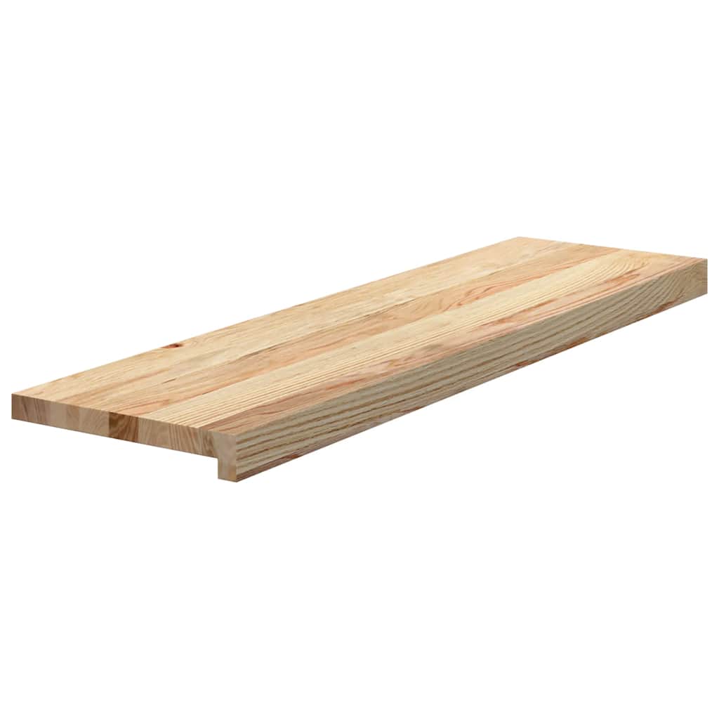 Vidaxx Treppenstufen 4 Stück 90x25x2 cm unbehandelte massive Eiche