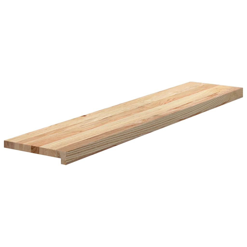 Vidaxx Treppenstufen 4 Stück 120x25x2 cm unbehandelte massive Eiche