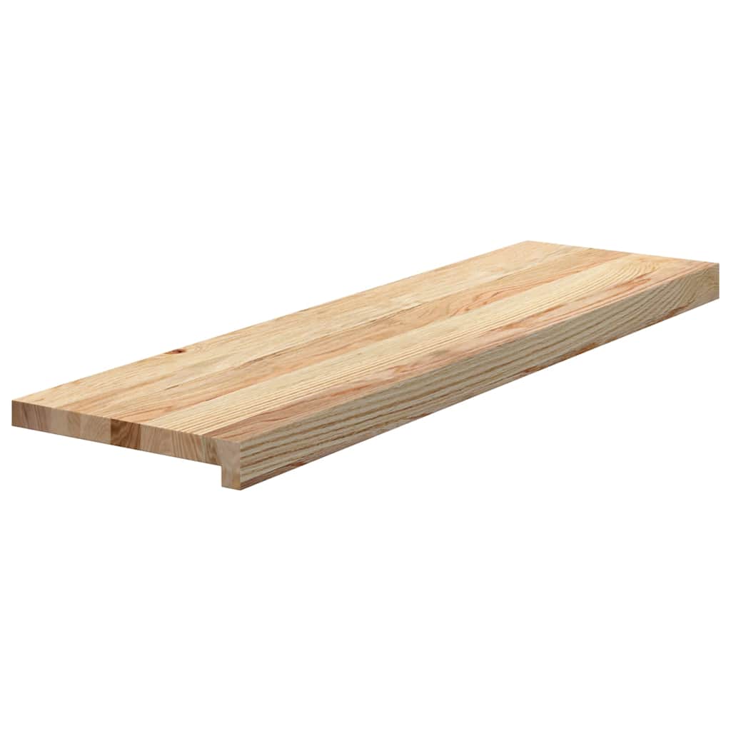 Vidaxx Treppenstufen 4 Stück 90x30x2 cm unbehandelte massive Eiche