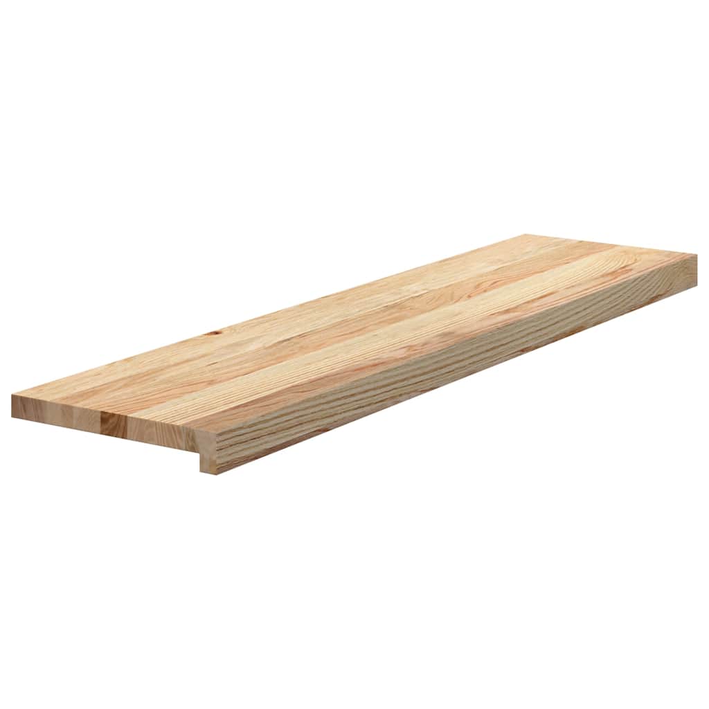 Vidaxx Treppenstufen 4 Stück 100x30x2 cm unbehandelte massive Eiche