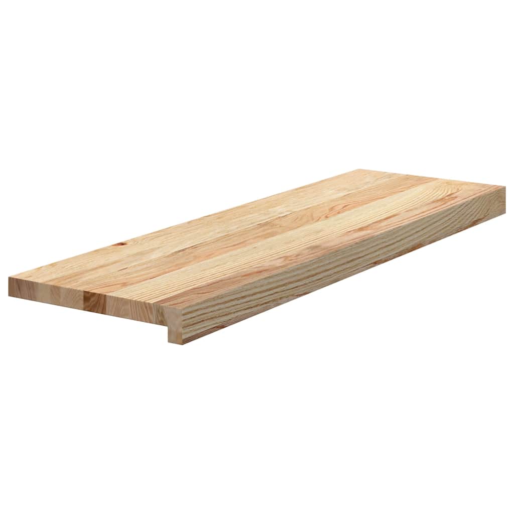 Vidaxx Treppenstufen 8 Stk. 80x25x2 cm unbehandelte massive Eiche