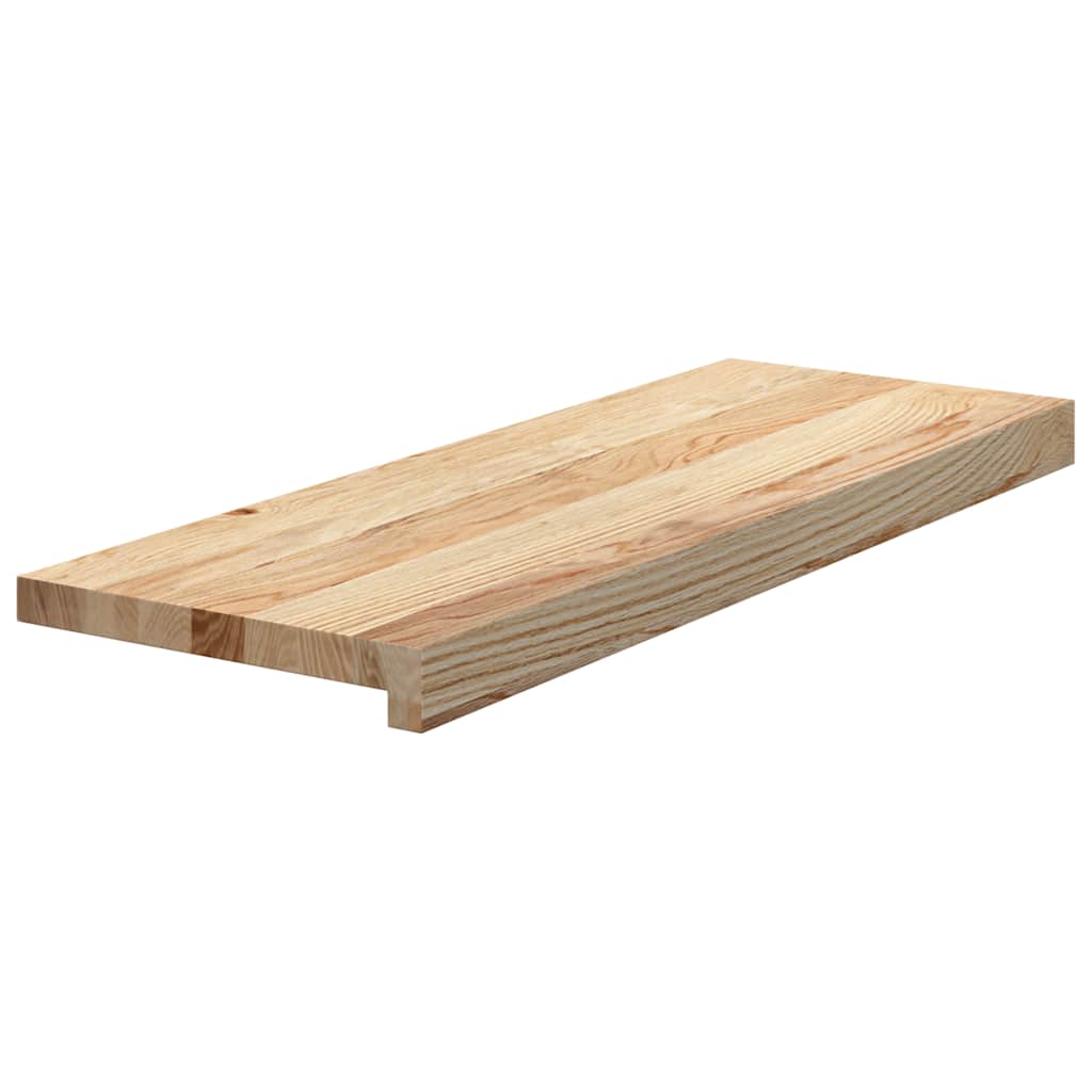 Vidaxx Treppenstufen 8 Stück 70x30x2 cm unbehandelte massive Eiche