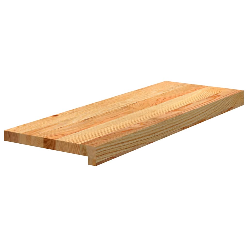 Vidaxx Treppenstufen 4 Stk. 70x30x2 cm Eiche massiv hellbraun