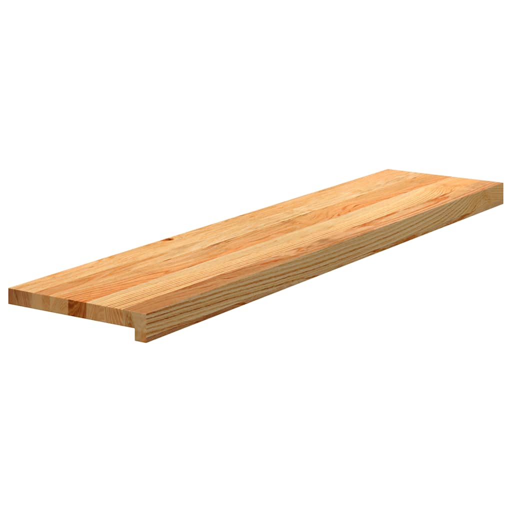 Vidaxx Treppenstufen 4 Stk. 100x30x2 cm Eiche massiv hellbraun