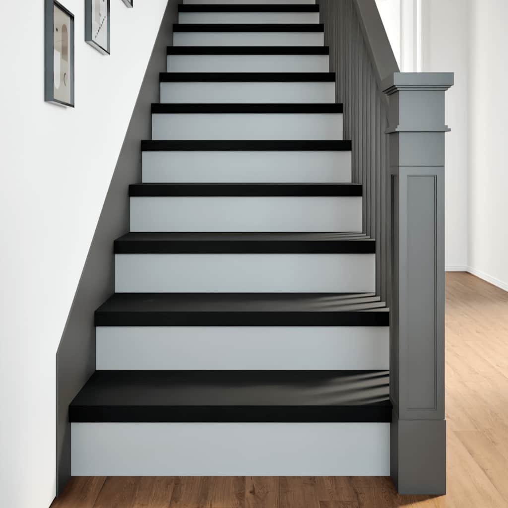 Vidaxx Treppenstufen 4 Stück 80x25x2 cm massive Eiche dunkelbraun