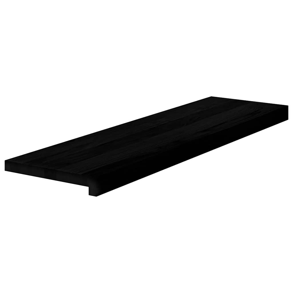 Vidaxx Treppenstufen 4 Stk. 90x25x2 cm massive Eiche dunkelbraun