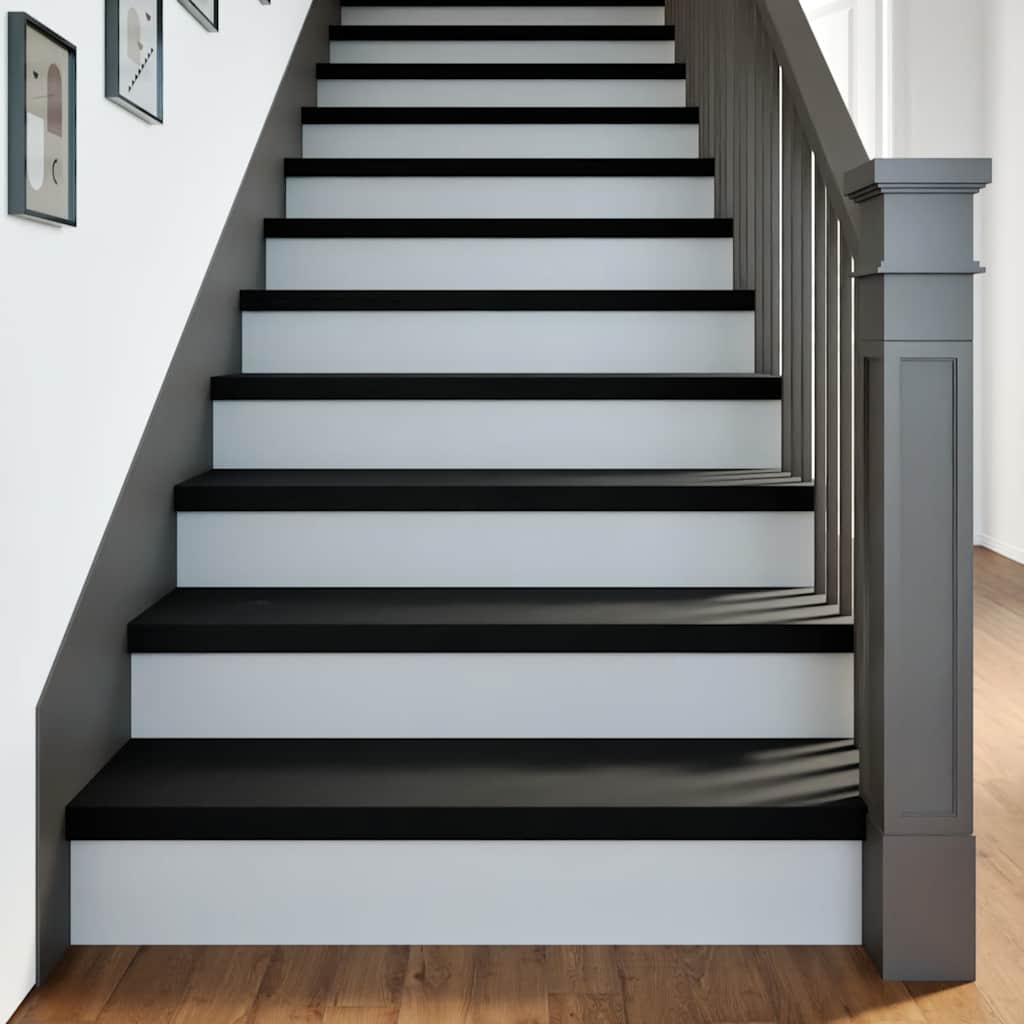 Vidaxx Treppenstufen 4 Stk. 90x25x2 cm massive Eiche dunkelbraun