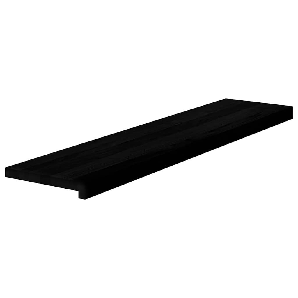 Vidaxx Treppenstufen 4 Stk. 110x25x2 cm massive Eiche dunkelbraun