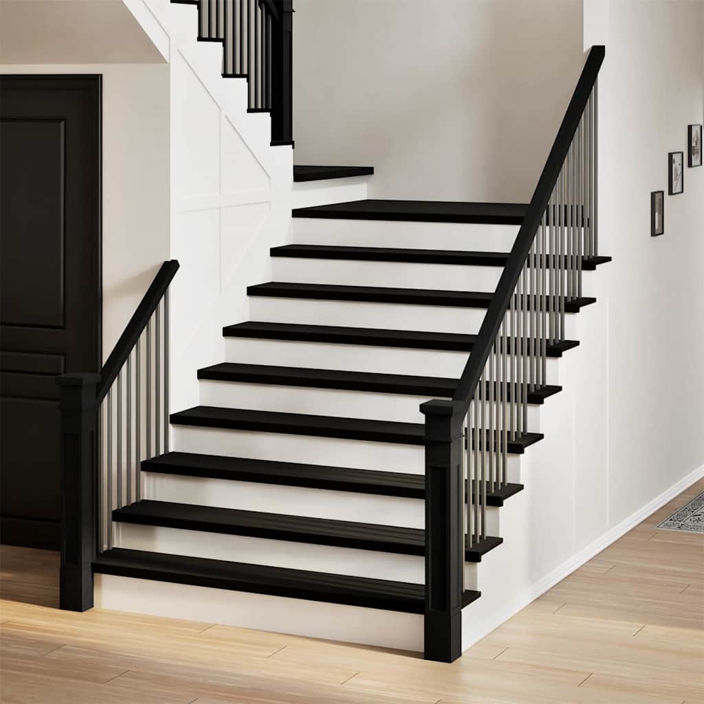 Vidaxx Treppenstufen 4 Stk. 110x25x2 cm massive Eiche dunkelbraun