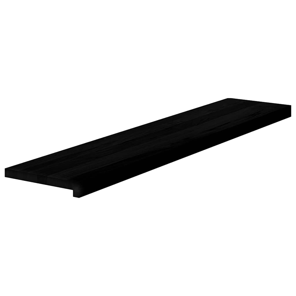 Vidaxx Treppenstufen 4 Stk. 120x25x2 cm massive Eiche dunkelbraun