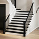 Vidaxx Treppenstufen 4 Stück 120x30x2 cm massive Eiche dunkelbraun
