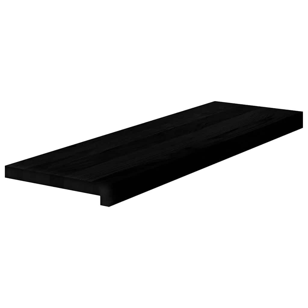 Vidaxx Treppenstufen 8 Stk. 80x25x2 cm massive Eiche dunkelbraun