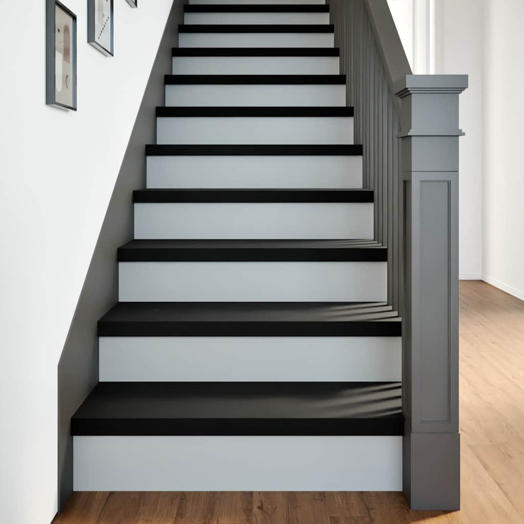 Vidaxx Treppenstufen 8 Stk. 80x25x2 cm massive Eiche dunkelbraun