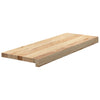 VIDAXL -Schritte 2 ST 70x30x2 cm unbehandelte Feststoffeiche