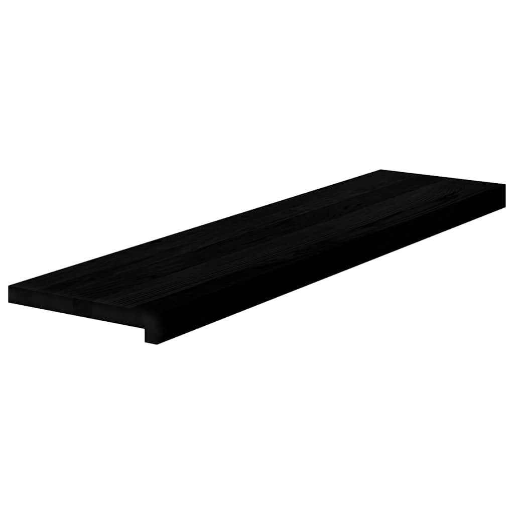 VIDAXL -Schritte 2 ST 100x25x2 cm feste Eiche dunkelbraun