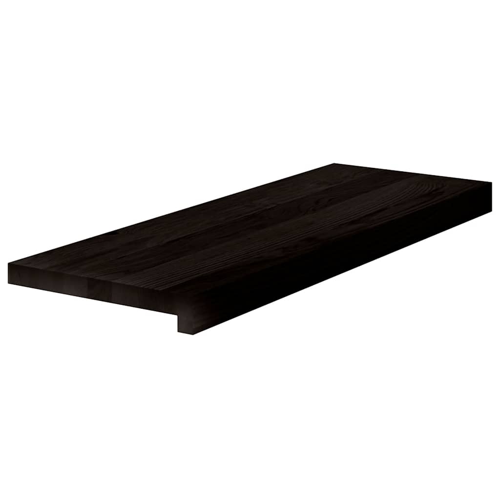 VIDAXL -Stufen 2 ST 70x30x2 cm feste Eiche dunkelbraun