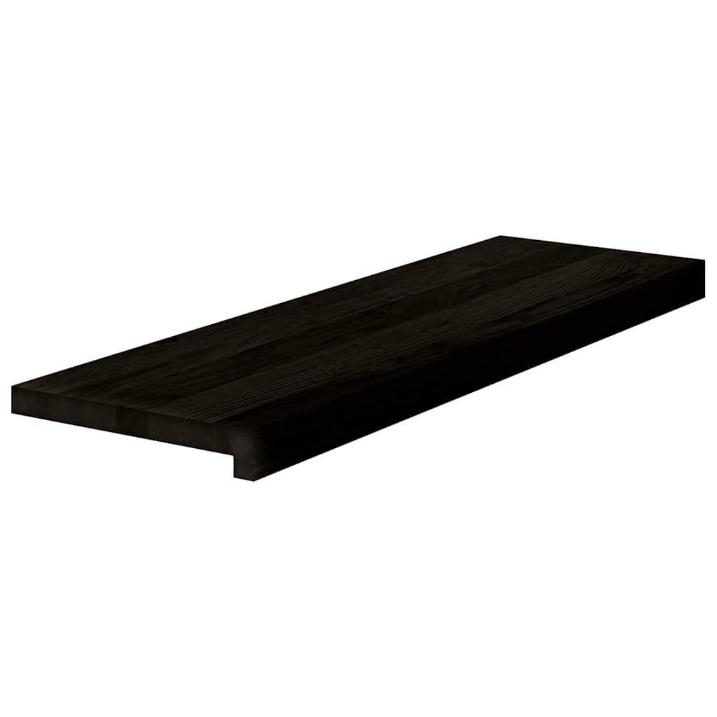 VIDAXL -Schritte 2 ST 80x30x2 cm Feste Eiche dunkelbraun