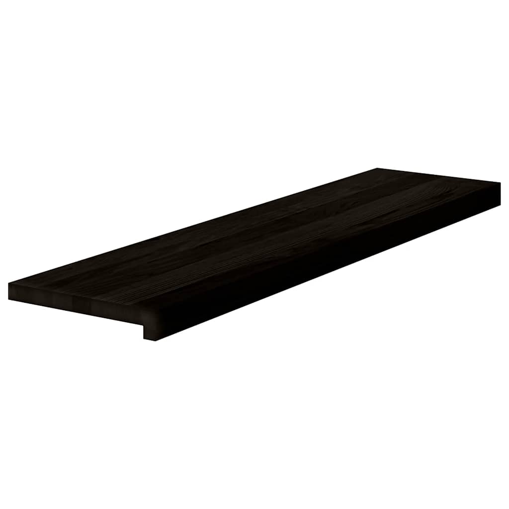 VIDAXL -Stufen 2 ST 100x30x2 cm feste Eiche dunkelbraun