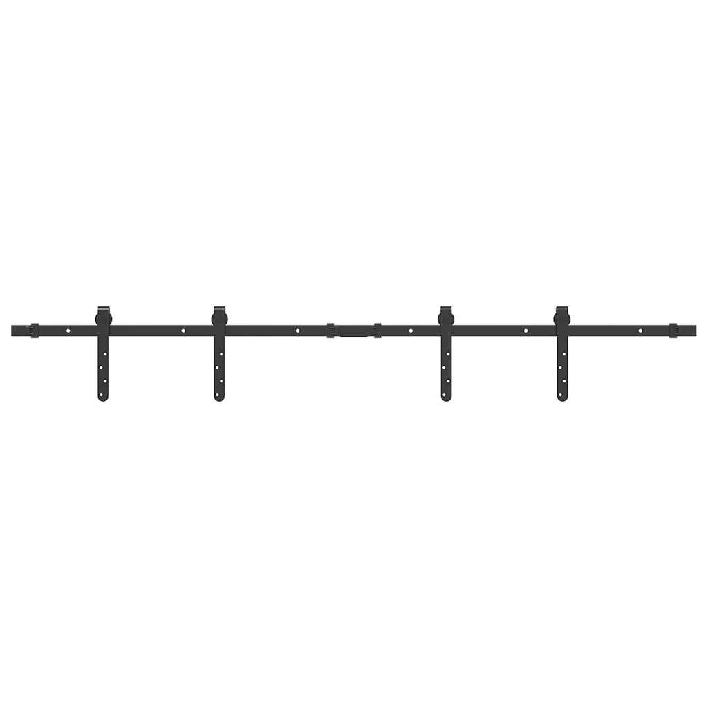 VIDAXL -Federung für Schiebetür 152 cm Kohlenstoffstahl