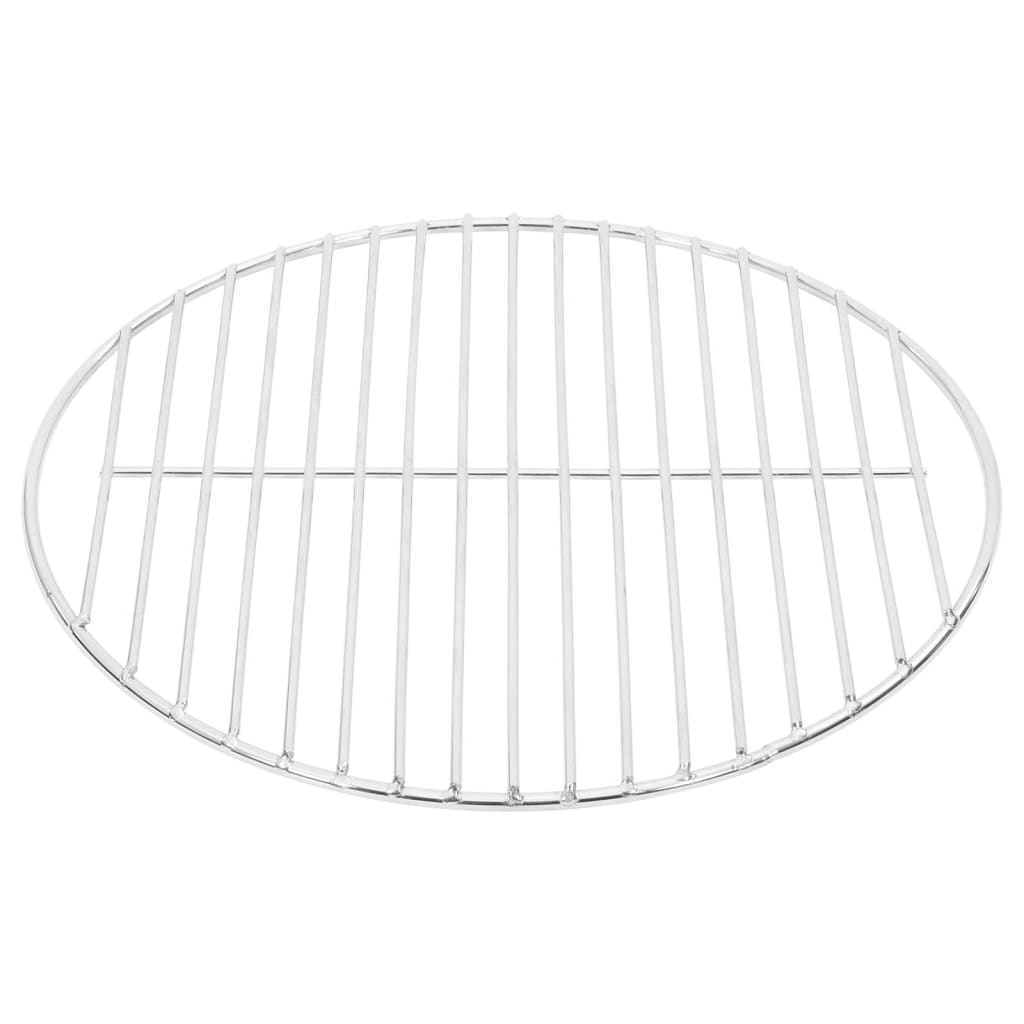Vidaxl Grillgille Round Ø34,5 cm 304 Edelstahl