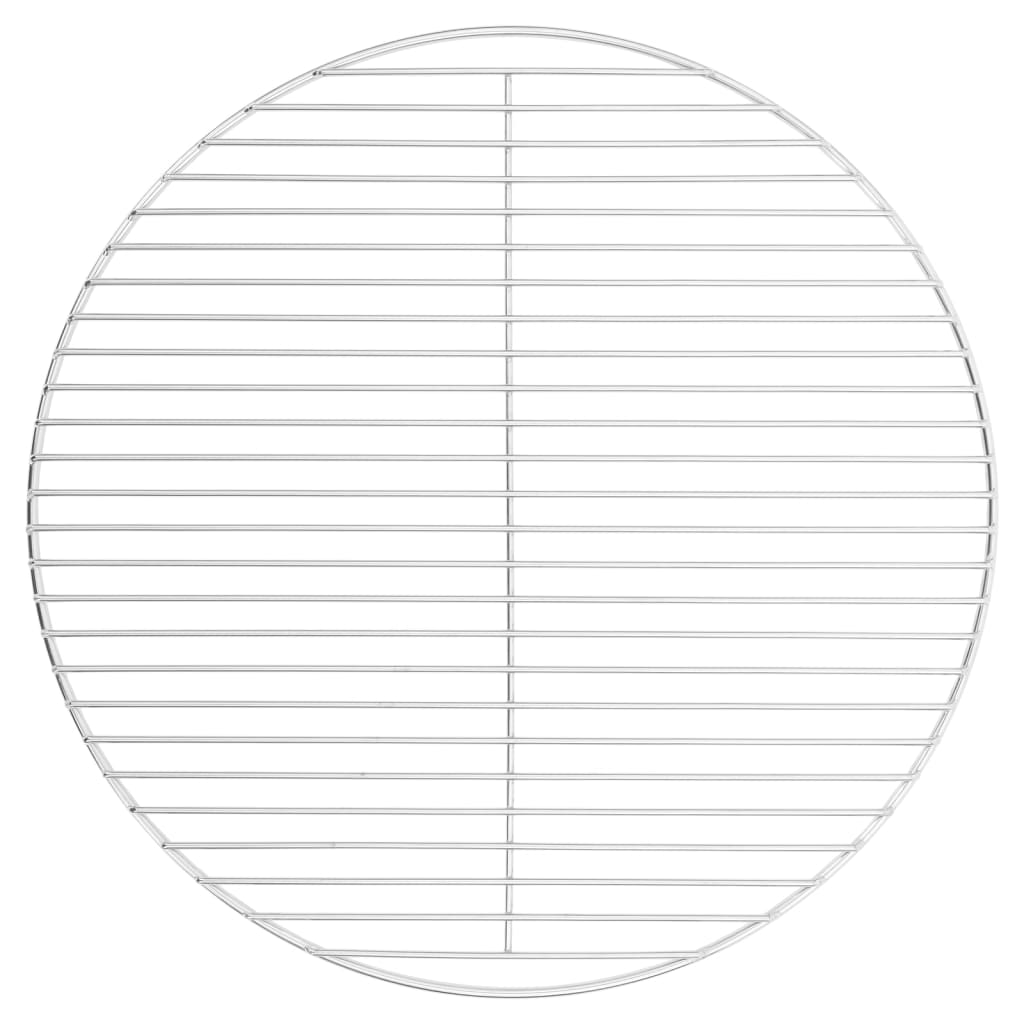 Vidaxl Grillgille Round Ø50 cm 304 Edelstahl