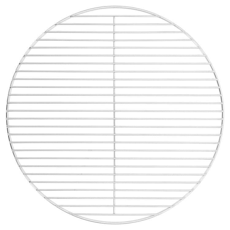 Vidaxl Grillgille Round Ø50 cm 304 Edelstahl