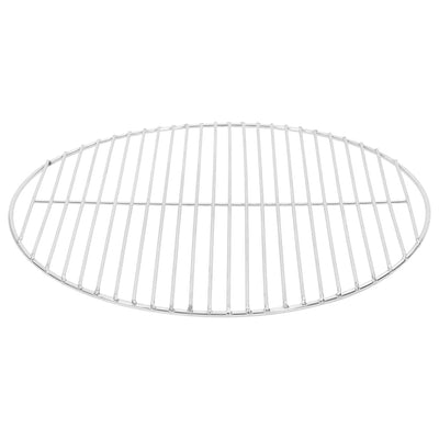 Vidaxl Grillgille Round Ø47 cm 304 Edelstahl