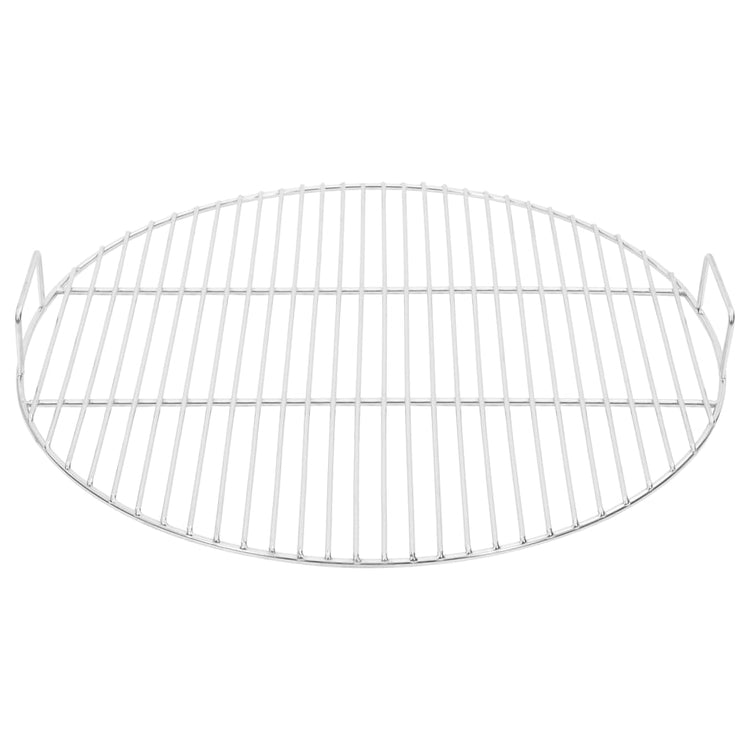 Vidaxl Grillgitter mit Griffen rund Ø54 cm 304 Edelstahl