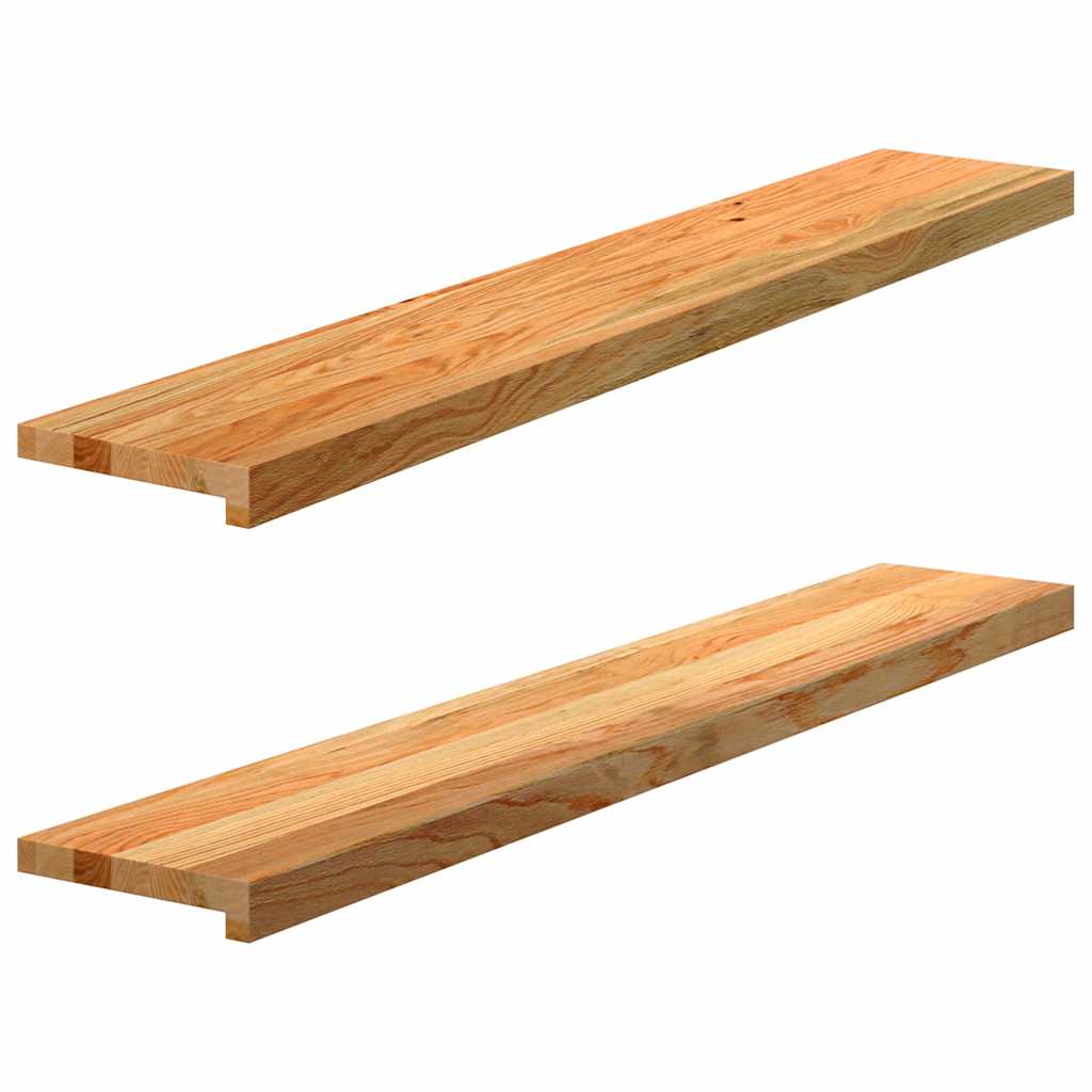 VIDAXL -Fensterscheiben 2 PCs 120x20x2 cm Feststoffhellbraun