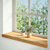 VIDAXL -Fensterbänke 2 ST 70x25x2 cm Festes Eichene Hellbraun