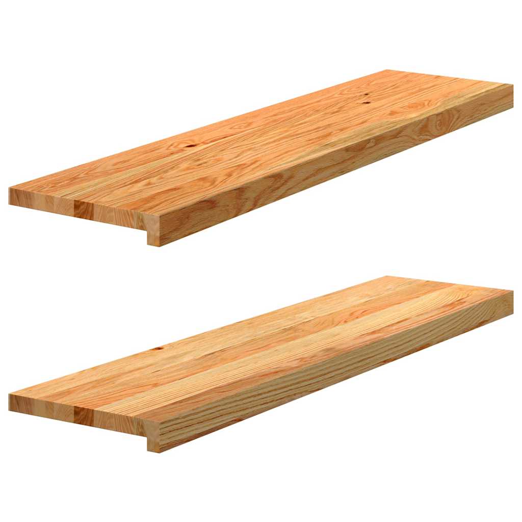 VIDAXL -Fensterscheiben 2 PCs 100x25x2 cm Feststoffhellbraun