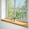 VIDAXL -Fensterscheiben 2 PCs 100x30x2 cm Festbraun hellbraun