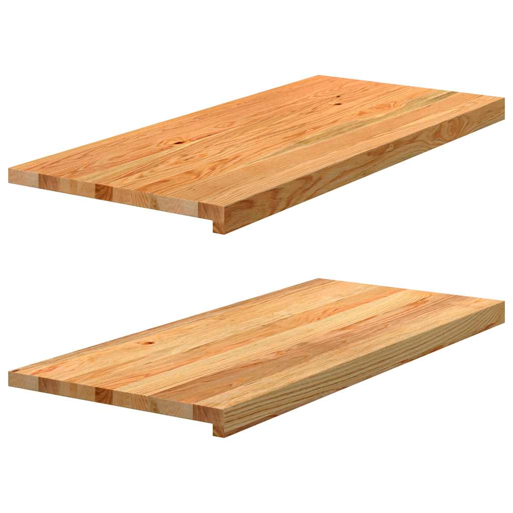 VIDAXL -Fensterscheiben 2 PCs 90x40x2 cm Feststoffhellbraun