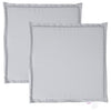 Vidaxl Garten Sitzkissen 2 St Quadrat 45 x 45 x 2 cm hellgrau