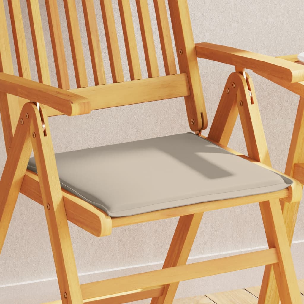VIDAXL GARDE SEAT KISSEN 6 PCS Quadrat 45x45x2 cm Taupe