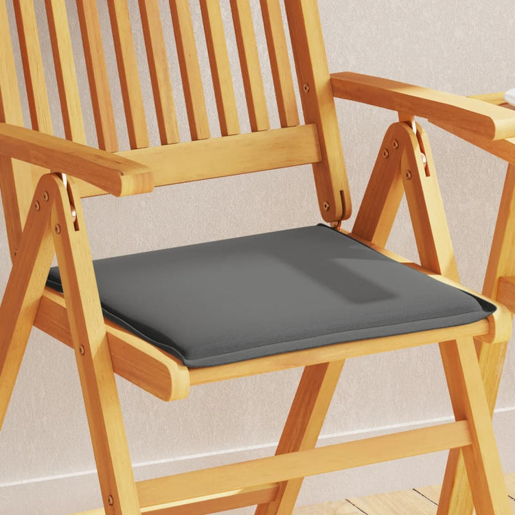 VIDAXL GARDE SEAT KISSEN 6 PCS Quadrat 45 x 45 x 2 cm Anthrazit -gelöscht