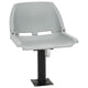 Vidaxx 2-teiliges Bootsstuhl-Set klappbar 48x51x41 cm grau
