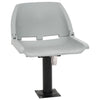 Vidaxx 4-teiliges Bootsstuhl-Set klappbar 48x51x41 cm grau