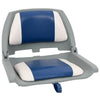 Vidaxx 2-teiliges klappbares Bootsstuhl-Set 48x51x41 cm blau und weiß