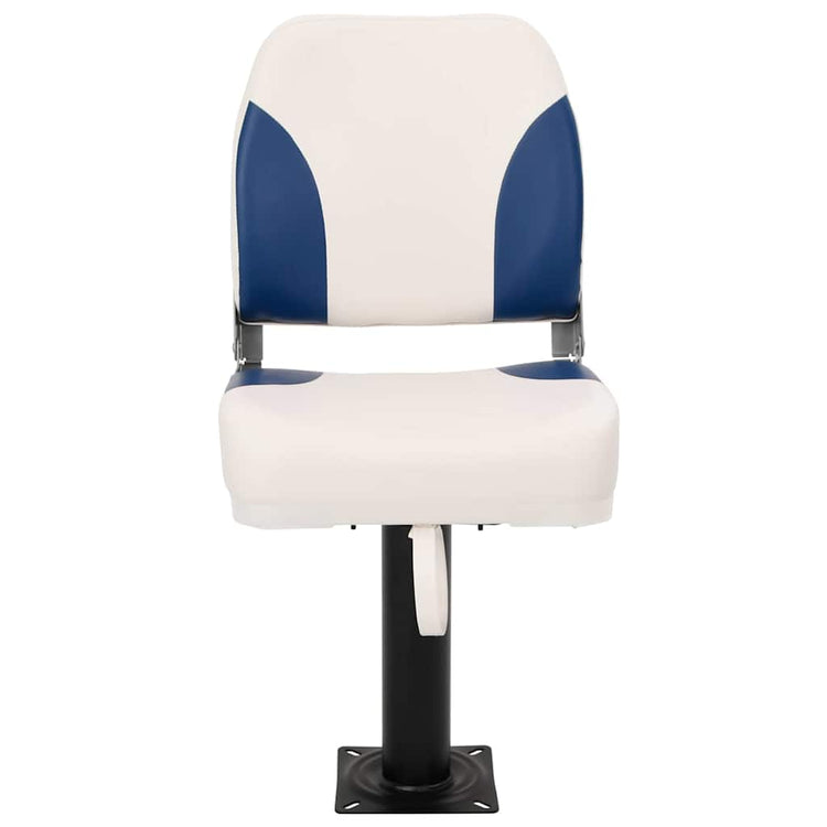 Vidaxx Bootsstuhl 2er Set klappbar 41x36x48 cm blau und weiß