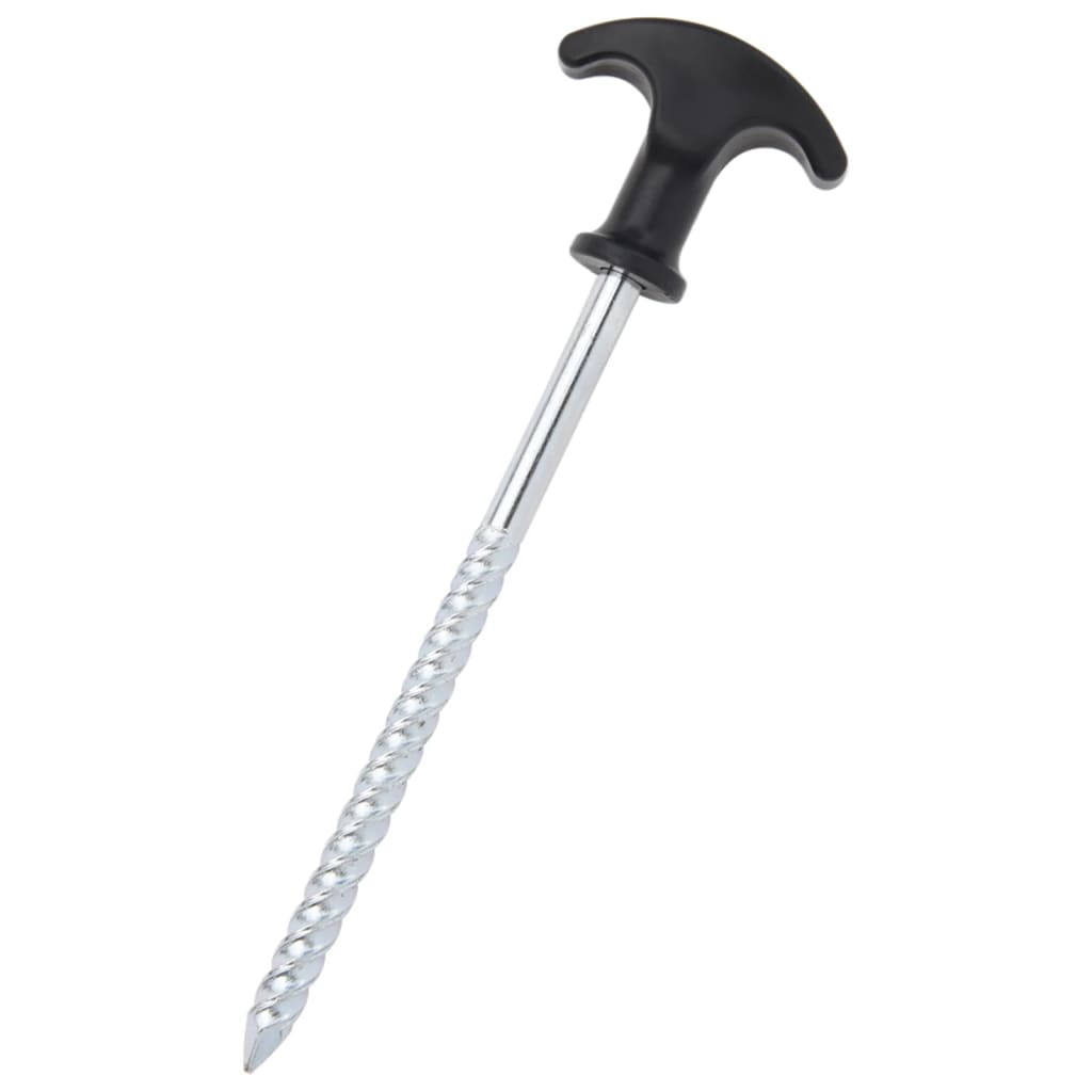 Vidaxl -Zeltstifte 24 Sts Ø7 mm 17 cm verzinkter Stahl
